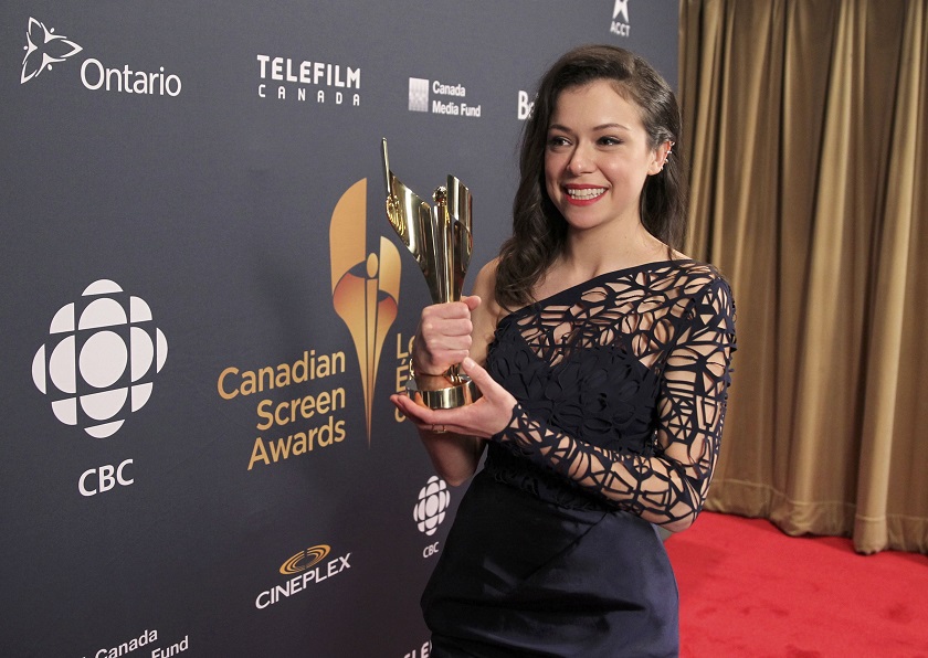 Tatiana Maslany played multiple roles in 'Orphan Black' the TV series. — Reuters pic